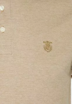 Selected Homme SLHTWIST - Polo - Dull Gold/twisted With Egret -Selected Homme Soldes Boutique 2eecbd3b0d3a4b6cb9d070c11cf3ab05