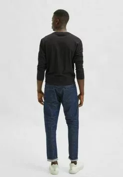 Selected Homme Jean Slim - Dark Blue Denim -Selected Homme Soldes Boutique 30403fdaf56a440bbe7136834b248e6c