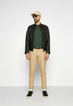 Selected Homme SLHICONIC RACER - Veste En Cuir - Black -Selected Homme Soldes Boutique 306269e9d1934ce6af31fbc3608c1fba