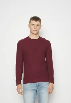 Selected Homme SLHMACK CREW NECK CAMP - Pullover - Port Royale