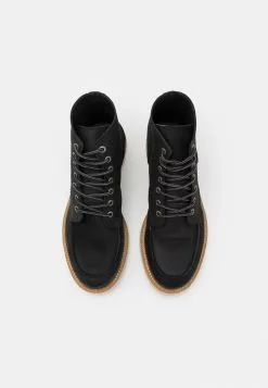 Selected Homme SLHTEO NEW MOC-TOE BOOT - Bottines à Lacets - Black 9 Selected Homme SLHTEO NEW MOC-TOE BOOT - Bottines à Lacets - Black -Selected Homme Soldes Boutique 30c88953ce2c40b79beafbc2587bc6bc