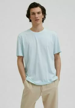 Selected Homme T-shirt Imprimé - Pastel Blue