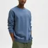 Selected Homme RUNDHALS - Pullover - Bering Sea