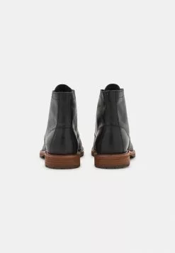 Selected Homme SLHROMAN BOOT - Bottines à Lacets - Black -Selected Homme Soldes Boutique 31d6aad069604261a55a36f7b4b872fb