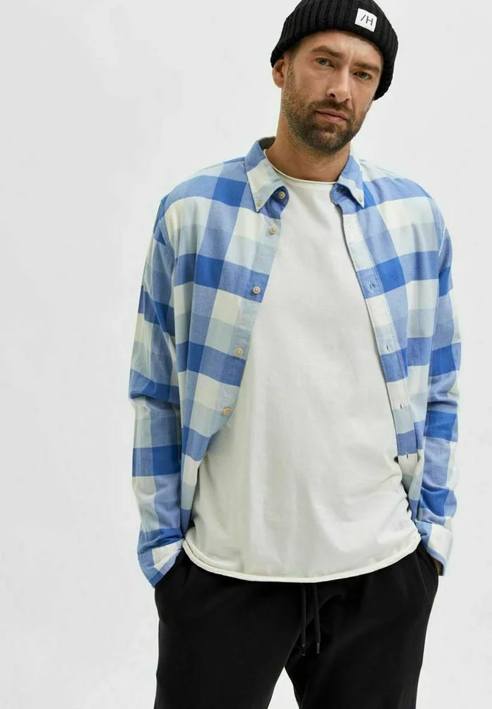 Selected Homme T-shirt Basique - Egret 4 Selected Homme T-shirt Basique - Egret – Image 4