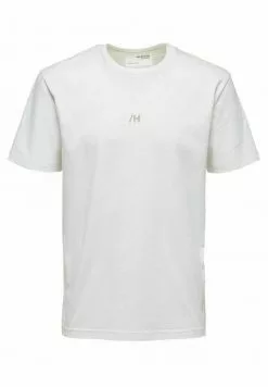 Selected Homme KURZE ÄRMEL - T-shirt Basique - White -Selected Homme Soldes Boutique 32c89621f2d8478e875f13e5925d7e8b