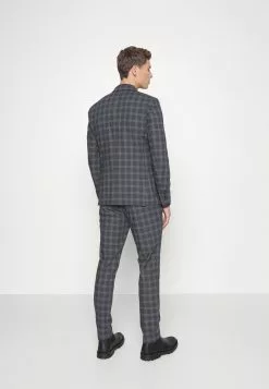 Selected Homme SLHMYLOLOGAN CHECK SUIT - Costume - Dark Grey/blue 11 Selected Homme SLHMYLOLOGAN CHECK SUIT - Costume - Dark Grey/blue -Selected Homme Soldes Boutique 32e2cd4f0e2048c2b3429e6ffccd9f5c