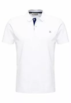 Selected Homme SLHLUKE SLIM FIT - Polo - Bright White -Selected Homme Soldes Boutique 32f9334feb204147b7a9ae433dbf67f0