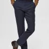Selected Homme SLHSLIM ARVAL PANTS - Pantalon Classique - Navy Blazer/check