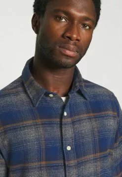 Selected Homme SLHREGTRADE - Chemise - Blue -Selected Homme Soldes Boutique 33327350763f4b6589f9bc563b06a9a8