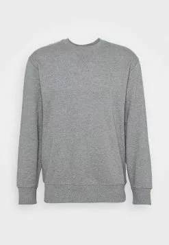 Selected Homme SLHJASON CREW NECK - Sweatshirt - Medium Grey Melange -Selected Homme Soldes Boutique 333ec3005882478d9250d21eefa80c2c