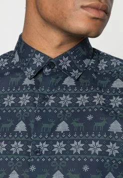 Selected Homme SLHSLIMJINGLE - Chemise - Navy Blazer -Selected Homme Soldes Boutique 33576bf31d8a48dea44a7a819e8b0d07