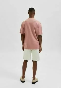 Selected Homme T-shirt Basique - Ash Rose -Selected Homme Soldes Boutique 34726d4960204a889e059a6be2e1e723