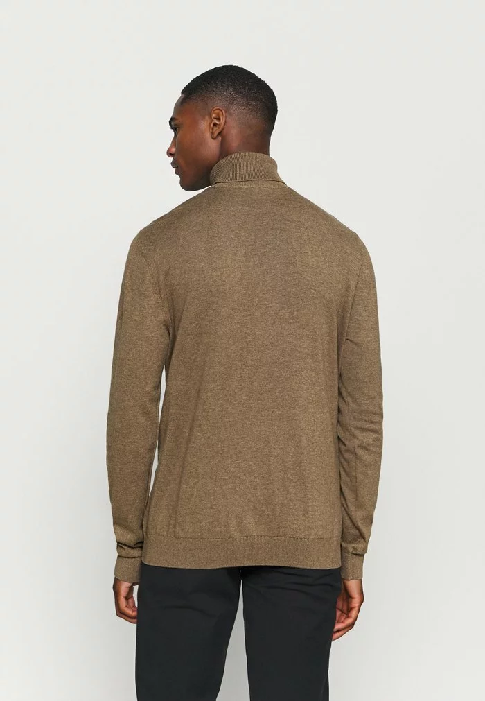 Selected Homme SLHBERG ROLL NECK - Pullover - Teak Melange 3 Selected Homme SLHBERG ROLL NECK - Pullover - Teak Melange – Image 3