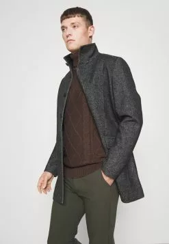 Selected Homme SLHMORRISON COAT - Manteau Classique - New Salt/pepper -Selected Homme Soldes Boutique 34cae44c2f804736a5a3bd7d15bb8288