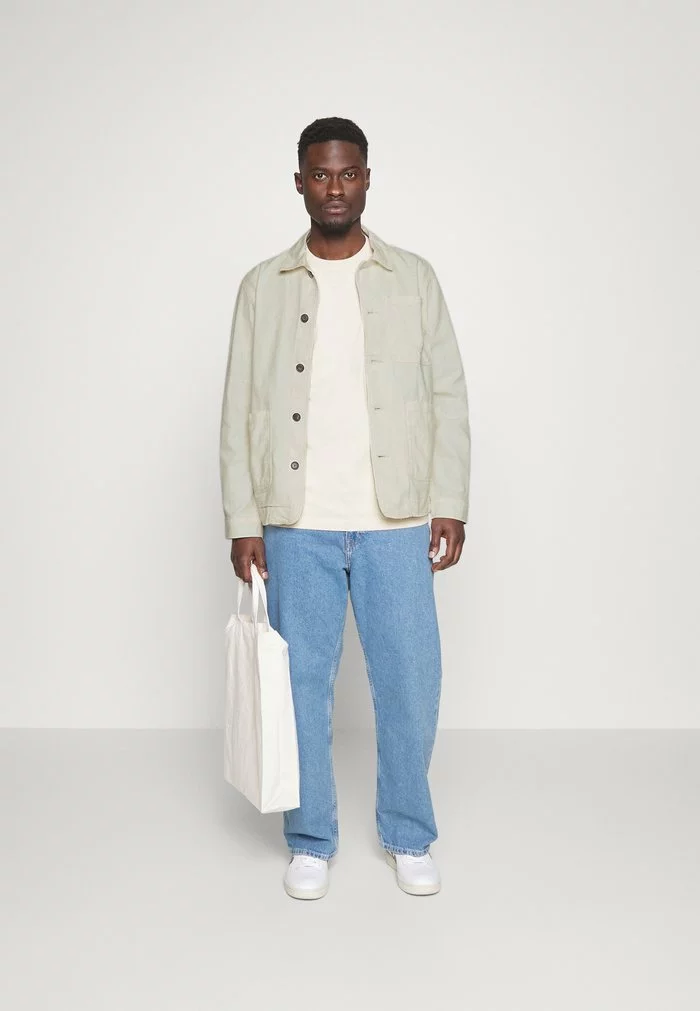 Selected Homme SLHMOLTON JACKET - Veste Légère - Egret 2 Selected Homme SLHMOLTON JACKET - Veste Légère - Egret – Image 2