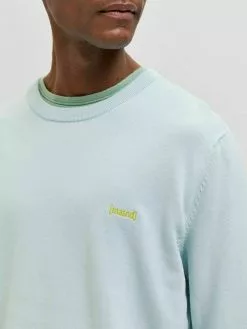 Selected Homme LANGÄRMELIGER - Pullover - Pastel Blue -Selected Homme Soldes Boutique 34d8cf5241f24295a1dda07eaa4b815e