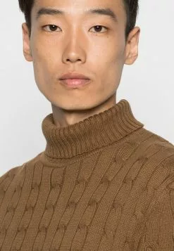 Selected Homme SLHRYAN STRUCTURE ROLL NECK - Pullover - Coffee Liqueúr -Selected Homme Soldes Boutique 357e619188b2411c9d21a95425106860