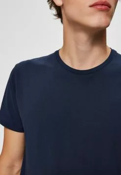 Selected Homme T-shirt Basique - Navy Blazer -Selected Homme Soldes Boutique 35dadbe82883470b92327f2594e79e0e