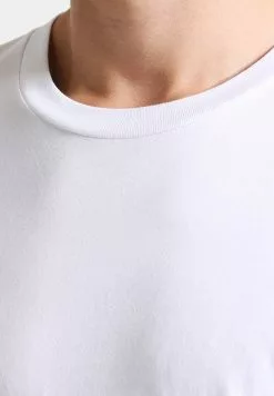 Selected Homme SHDTHEPERFECT - T-shirt Basique - Bright White -Selected Homme Soldes Boutique 363233505fd6466e9907364168dc97ec