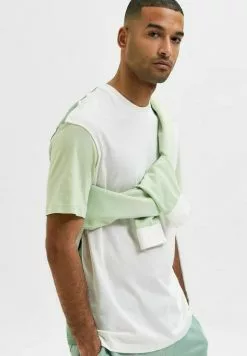 Selected Homme T-shirt Imprimé - Celadon Green -Selected Homme Soldes Boutique 366dec43711048a1a4eafa9af00828d9