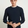 Selected Homme SLHBERG CREW NECK - Pullover - Navy Blazer/melange
