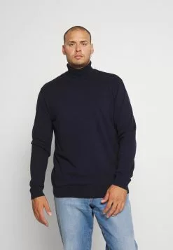 Selected Homme SLHBERG ROLL NECK - Pullover - Navy Blazer