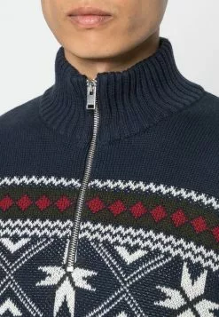 Selected Homme SLHFLAKE HALF ZIP - Pullover - Sky Captain Multicolor 9 Selected Homme SLHFLAKE HALF ZIP - Pullover - Sky Captain Multicolor -Selected Homme Soldes Boutique 399a71d2cadf480fa63c8ae6cb55fec3