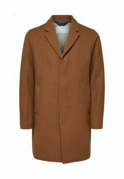 Selected Homme Manteau Classique - Camel -Selected Homme Soldes Boutique 3a3ed9948cc84ba4bf8d7bd7815b482f