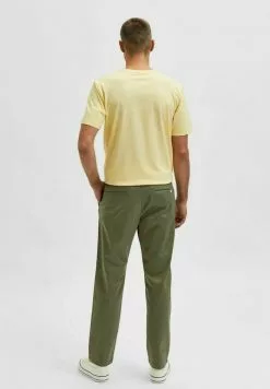 Selected Homme SLHSTRAIGHT FLEX - Chino - Deep Lichen Green -Selected Homme Soldes Boutique 3b60e3df578d42b897145384f6accf7f