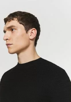 Selected Homme SLHCONRAD CREW NECK - Pullover - Black -Selected Homme Soldes Boutique 3bba59d62dc446019665b4a1d28bc029