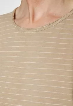 Selected Homme SLHMORGAN STRIPE O NECK TEE - T-shirt Basique - Chinchilla/egret -Selected Homme Soldes Boutique 3bd77db1c8c646d782d2704f045f4e9c