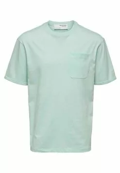 Selected Homme T-shirt Basique - Pastel Blue -Selected Homme Soldes Boutique 3c042131312b469ea74e9b31fec25e6c