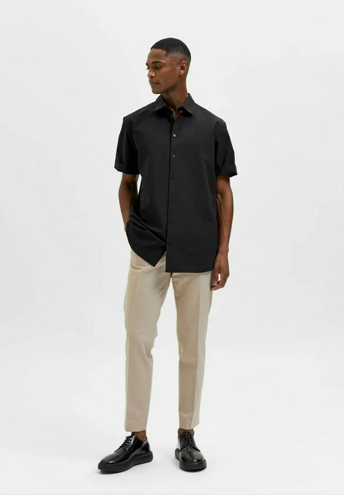 Selected Homme Chemise - Black 2 Selected Homme Chemise - Black – Image 2