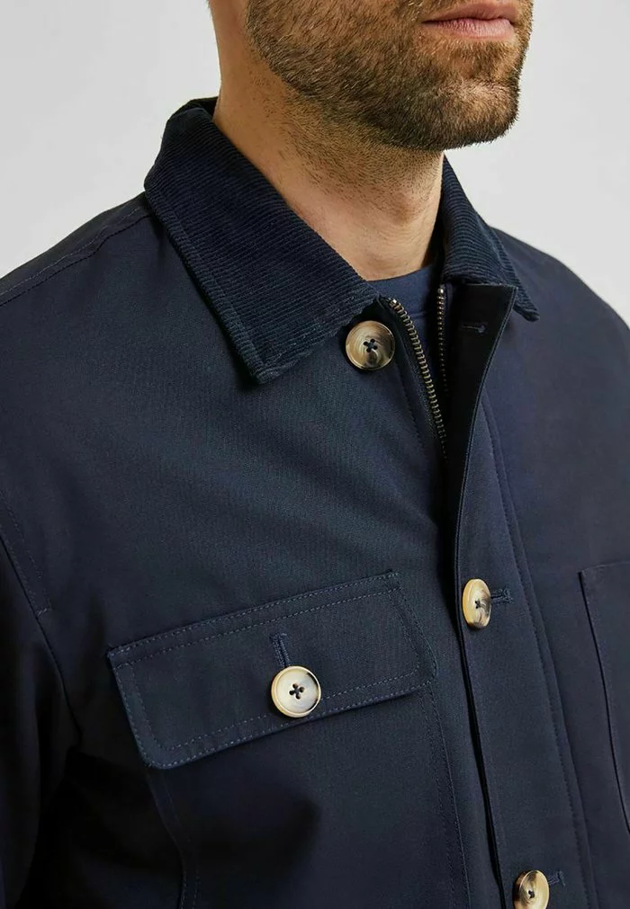 Selected Homme ARBEITER - Veste Légère - Navy Blazer 4 Selected Homme ARBEITER - Veste Légère - Navy Blazer – Image 4