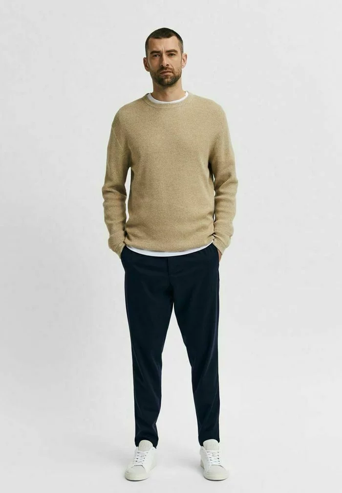 Selected Homme Pullover - Beige 2 Selected Homme Pullover - Beige – Image 2