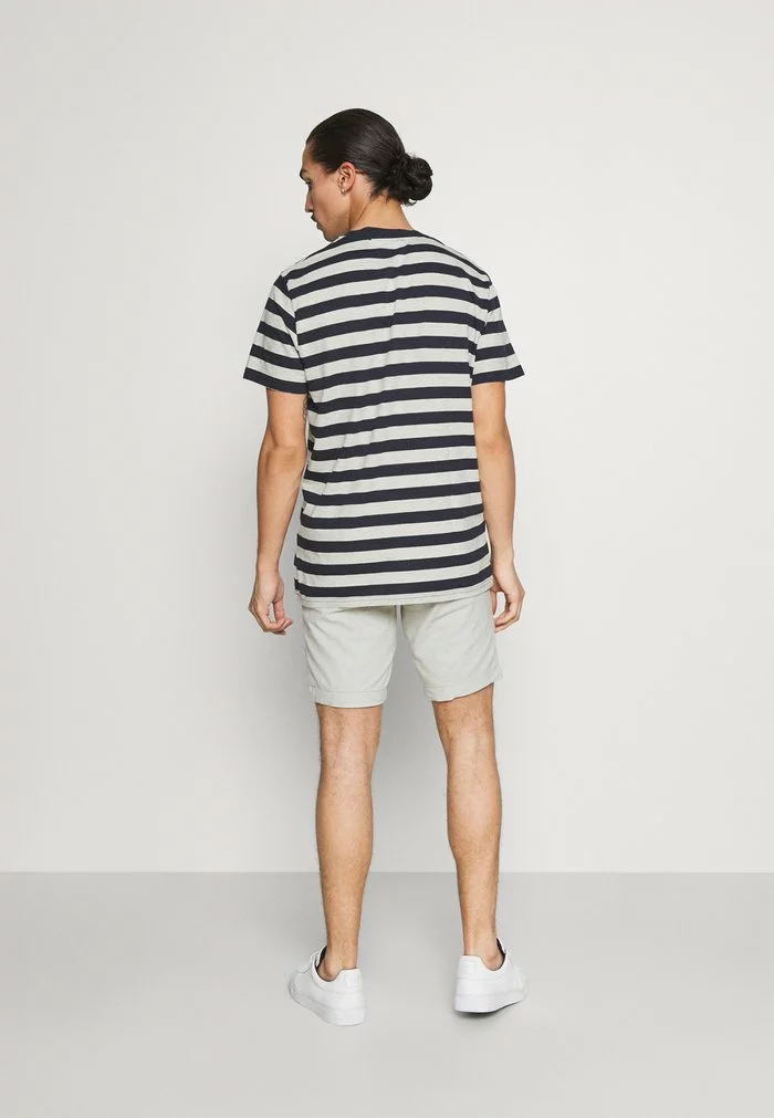 Selected Homme MAXWELL ONECK TEE - T-shirt Imprimé - Sky Captain/melange 3 Selected Homme MAXWELL ONECK TEE - T-shirt Imprimé - Sky Captain/melange – Image 3