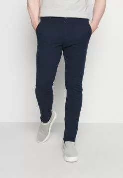 Selected Homme SLHSLIM CHESTER FLEX PANTS - Chino - Navy Blazer