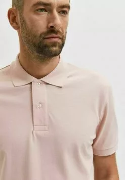 Selected Homme REGULAR FIT - Polo - Silver Pink -Selected Homme Soldes Boutique 3fc75810e6004b72baf72dedadcb0cc6