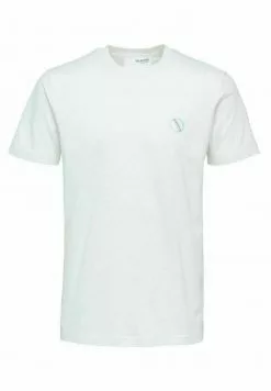 Selected Homme BESTICKTER - T-shirt Basique - Bright White -Selected Homme Soldes Boutique 3fd03a85af2043f29c8947d41a6b0e86