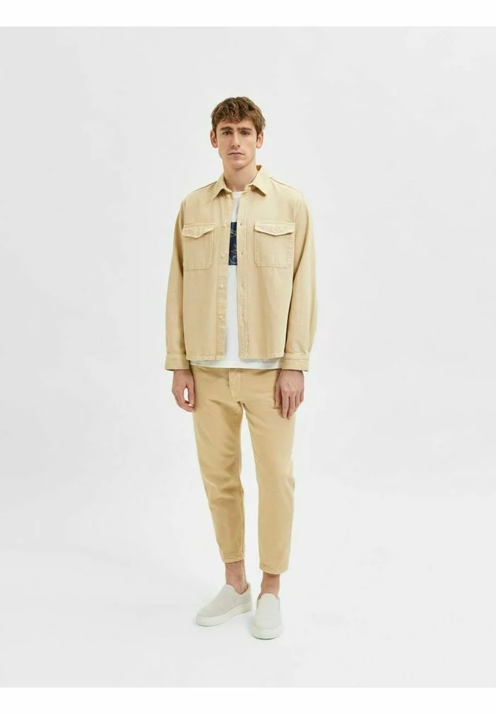 Selected Homme Jeans Fuselé - Sand 2 Selected Homme Jeans Fuselé - Sand – Image 2