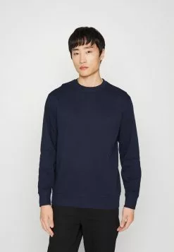 Selected Homme CALEB CREW NECK 2 PACK - Sweatshirt - Navy Blazer/medium Grey Melange -Selected Homme Soldes Boutique 41106208a8914669a074c3a4f8eeac44