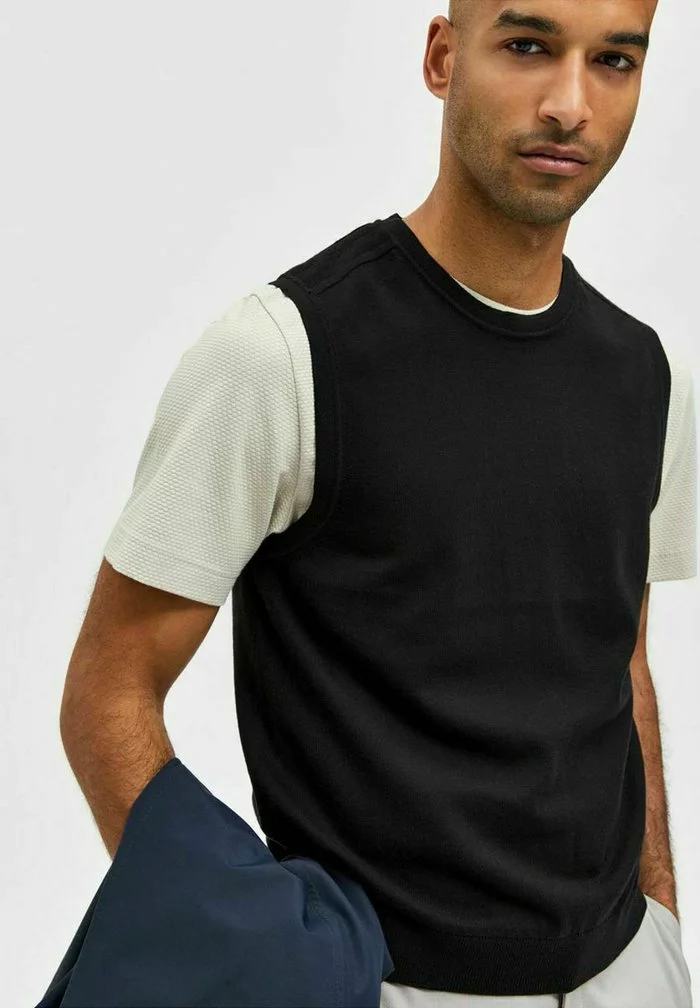 Selected Homme Débardeur - Black 3 Selected Homme Débardeur - Black – Image 3