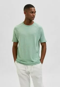 Selected Homme T-shirt Basique - Granite Green