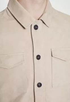 Selected Homme SLHCARTER OVERSHIRT - Veste En Cuir - Oxford Tan -Selected Homme Soldes Boutique 41d1a85175f64800ba3e625bf3dd8fcc