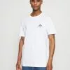 Selected Homme SLHRELAXEDMILO ONECK TEE - T-shirt Imprimé - White/back