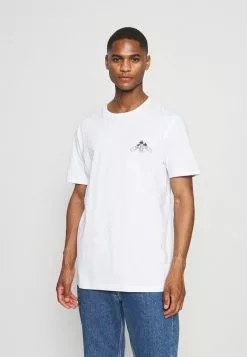 Selected Homme SLHRELAXEDMILO ONECK TEE - T-shirt Imprimé - White/back
