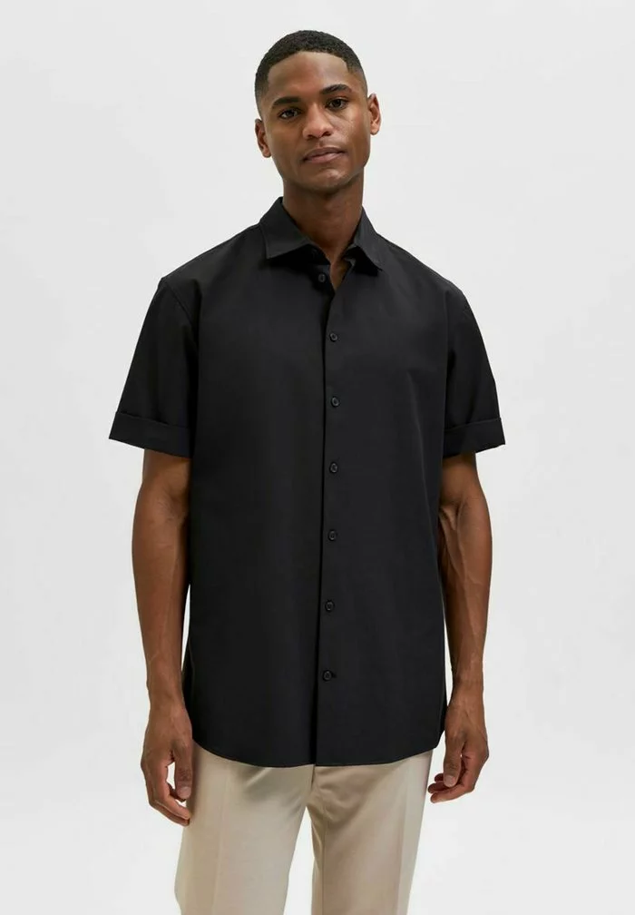 Selected Homme Chemise - Black 1 Selected Homme Chemise - Black