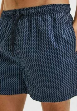 Selected Homme BEDRUKTE - Short De Bain - Sky Captain -Selected Homme Soldes Boutique 4375c872984e4ea68971e8ccc83176e7