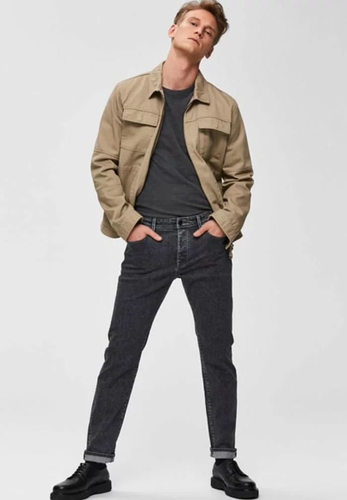 Selected Homme Jean Slim - Grey Denim 2 Selected Homme Jean Slim - Grey Denim – Image 2